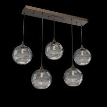 Hammerton  PLB0047-05-FB-OS-C01-E2 - Terra Linear 5pc Multi-Pendant