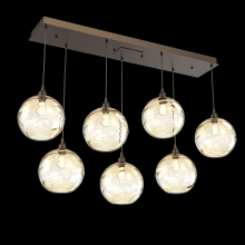 Hammerton  PLB0047-07-FB-OA-C01-E2 - Terra Linear 7pc Multi-Pendant