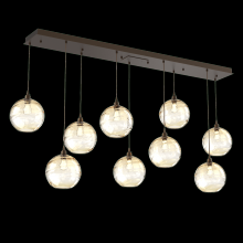 Hammerton  PLB0047-09-FB-OA-C01-E2 - Terra Linear 9pc Multi-Pendant