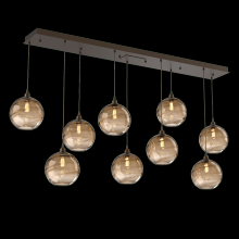 Hammerton  PLB0047-09-FB-OB-C01-E2 - Terra Linear 9pc Multi-Pendant