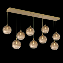 Hammerton  PLB0047-09-GB-OB-C01-E2 - Terra Linear 9pc Multi-Pendant