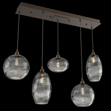 Hammerton  PLB0048-05-FB-OS-C01-E2 - Misto Linear 5pc Multi-Pendant