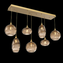 Hammerton  PLB0048-07-GB-OB-C01-E2 - Misto Linear 7pc Multi-Pendant