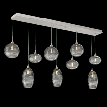 Hammerton  PLB0048-09-BS-OS-C01-E2 - Misto Linear 9pc Multi-Pendant