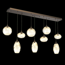 Hammerton  PLB0048-09-FB-OA-C01-E2 - Misto Linear 9pc Multi-Pendant