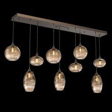 Hammerton  PLB0048-09-FB-OB-C01-E2 - Misto Linear 9pc Multi-Pendant