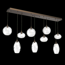 Hammerton  PLB0048-09-FB-OC-C01-E2 - Misto Linear 9pc Multi-Pendant