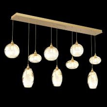 Hammerton  PLB0048-09-GB-OA-C01-E2 - Misto Linear 9pc Multi-Pendant