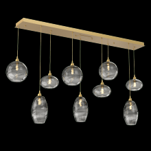 Hammerton  PLB0048-09-GB-OS-C01-E2 - Misto Linear 9pc Multi-Pendant