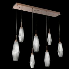 Hammerton  PLB0049-07-BB-RS-C01-L3 - Aalto Linear 7pc Multi-Pendant