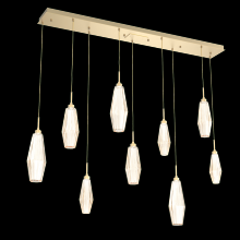 Hammerton  PLB0049-09-GB-RA-C01-L1 - Aalto Linear 9pc Multi-Pendant