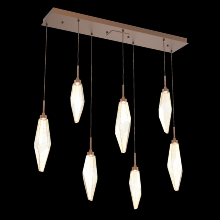 Hammerton  PLB0050-07-BB-CA-C01-L1 - Rock Crystal Linear 7pc Multi-Pendant