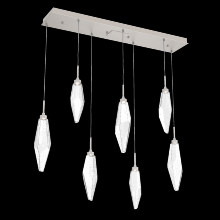 Hammerton  PLB0050-07-BS-CC-C01-L1 - Rock Crystal Linear 7pc Multi-Pendant