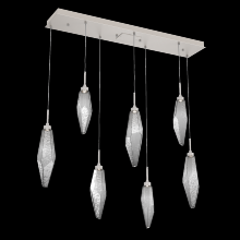 Hammerton  PLB0050-07-BS-CS-C01-L1 - Rock Crystal Linear 7pc Multi-Pendant