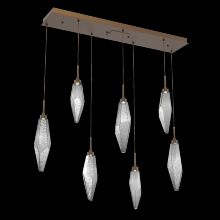 Hammerton  PLB0050-07-FB-CS-C01-L1 - Rock Crystal Linear 7pc Multi-Pendant