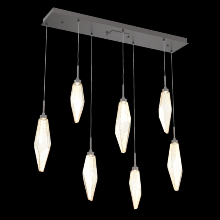 Hammerton  PLB0050-07-GP-CA-C01-L1 - Rock Crystal Linear 7pc Multi-Pendant