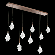 Hammerton  PLB0059-09-BB-BC-C01-L3 - Blossom Linear 9pc Multi-Pendant