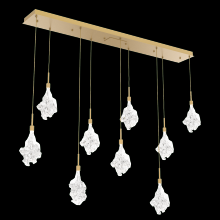 Hammerton  PLB0059-09-GB-BC-C01-L3 - Blossom Linear 9pc Multi-Pendant