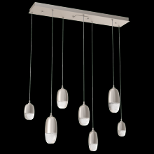 Hammerton  PLB0079-07-BS-PC-C01-L3 - Pebble Linear 7pc Multi-Pendant