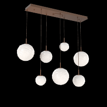 Hammerton  PLB0092-07-BB-WL-C01-L3 - Gaia Linear 7pc Multi-Pendant