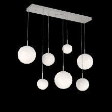 Hammerton  PLB0092-07-BS-WL-C01-L3 - Gaia Linear 7pc Multi-Pendant