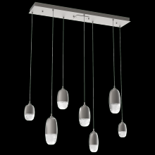 Hammerton  PLB0079-07-BS-PC-C01-L1 - Pebble Linear 7pc Multi-Pendant