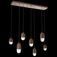 Hammerton  PLB0079-07-BB-PC-C01-L1 - Pebble Linear 7pc Multi-Pendant