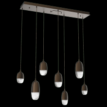 Hammerton  PLB0079-07-FB-PC-C01-L1 - Pebble Linear 7pc Multi-Pendant