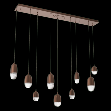 Hammerton  PLB0079-09-BB-PC-C01-L1 - Pebble Linear 9pc Multi-Pendant