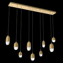 Hammerton  PLB0079-09-GB-PC-C01-L1 - Pebble Linear 9pc Multi-Pendant