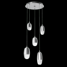 Hammerton  CHB0079-05-CS-PC-C01-L1 - Pebble Round 5pc Multi-Pendant