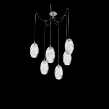 Hammerton  SCB0035-06-BS-OC-C01-E2 - Ellisse Round 6pc Swag Multi-Pendant