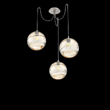 Hammerton  SCB0047-03-BS-OA-C01-E2 - Terra Round 3pc Swag Multi-Pendant