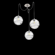 Hammerton  SCB0047-03-BS-OC-C01-E2 - Terra Round 3pc Swag Multi-Pendant