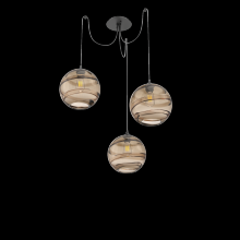 Hammerton  SCB0047-03-MB-OB-C01-E2 - Terra Round 3pc Swag Multi-Pendant