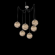 Hammerton  SCB0047-06-BS-OB-C01-E2 - Terra Round 6pc Swag Multi-Pendant