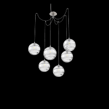 Hammerton  SCB0047-06-BS-OC-C01-E2 - Terra Round 6pc Swag Multi-Pendant