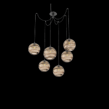 Hammerton  SCB0047-06-MB-OB-C01-E2 - Terra Round 6pc Swag Multi-Pendant