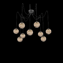 Hammerton  SCB0047-09-MB-OB-C01-E2 - Terra Round 9pc Swag Multi-Pendant