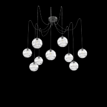 Hammerton  SCB0047-09-MB-OC-C01-E2 - Terra Round 9pc Swag Multi-Pendant