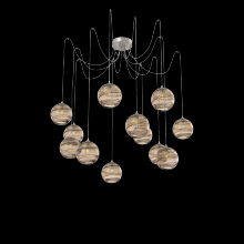 Hammerton  SCB0047-12-BS-OB-C01-E2 - Terra Round 12pc Swag Multi-Pendant