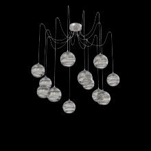 Hammerton  SCB0047-12-BS-OS-C01-E2 - Terra Round 12pc Swag Multi-Pendant