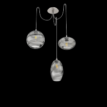 Hammerton  SCB0048-03-BS-OS-C01-E2 - Misto Round 3pc Swag Multi-Pendant