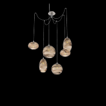 Hammerton  SCB0048-06-BS-OB-C01-E2 - Misto Round 6pc Swag Multi-Pendant