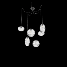 Hammerton  SCB0048-06-MB-OC-C01-E2 - Misto Round 6pc Swag Multi-Pendant