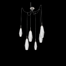 Hammerton  SCB0049-06-BS-RC-C01-L3 - Aalto Round 6pc Swag Multi-Pendant