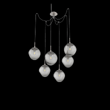 Hammerton  SCB0062-06-BS-S-C01-E2 - Aster Round 6pc Swag Multi-Pendant