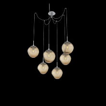 Hammerton  SCB0062-06-CS-B-C01-E2 - Aster Round 6pc Swag Multi-Pendant