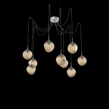 Hammerton  SCB0062-09-BS-B-C01-E2 - Aster Round 9pc Swag Multi-Pendant