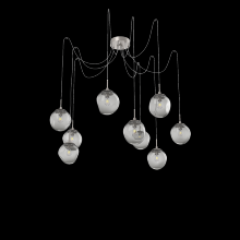 Hammerton  SCB0062-09-BS-S-C01-E2 - Aster Round 9pc Swag Multi-Pendant